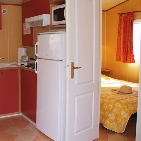 Stacaravan 8 personen - TEXAS ECO - 3 slaapkamers - CLIM - TV