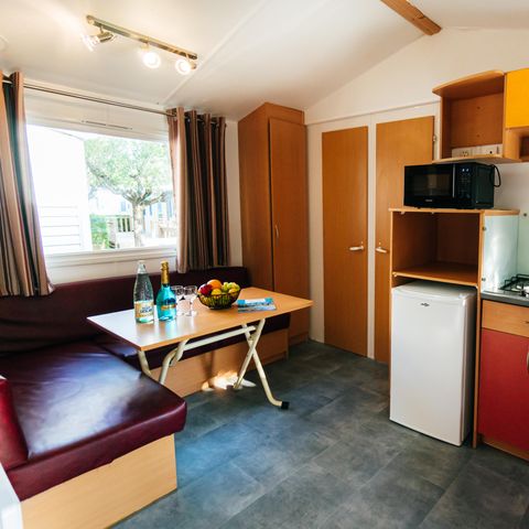 Stacaravan 4 personen - Amber, 2 slaapkamers