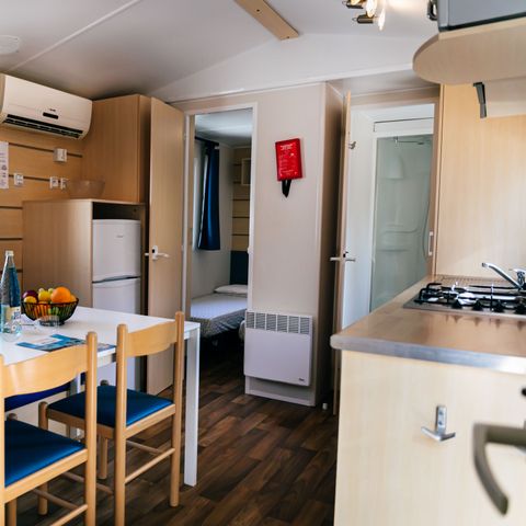 Stacaravan 4 personen - Amber, 2 slaapkamers