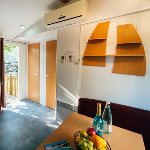 Stacaravan 4 personen - Amber, 2 slaapkamers