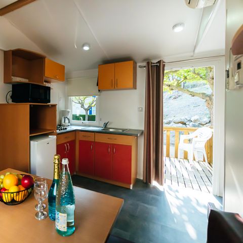 Stacaravan 4 personen - Amber, 2 slaapkamers