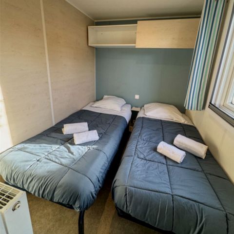 Stacaravan 4 personen - 2 Standaard kamers voor 4 personen.