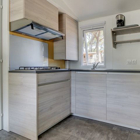 Stacaravan 6 personen - Comfort | 2 slaapkamers | 4/6 pers. | Eenpersoons terras | Airconditioning