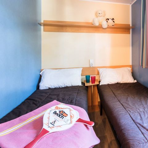 Stacaravan 4 personen - Stacaravan | Klassiek | 2 Slaapkamers | 4 Pers. | Single terras
