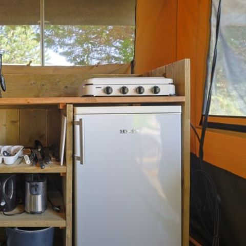 Glampingtent 6 personen - Bungalowtent Glamping Tournesol 4+2