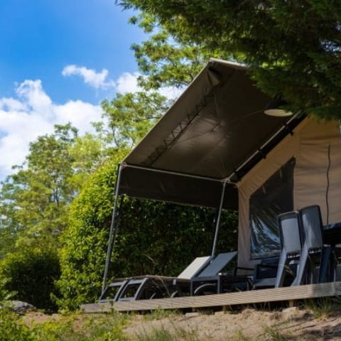 Bungalowtent 6 personen - Bungalowtent Glamping Tournesol 4+2