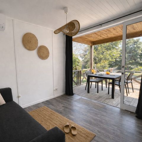 Chalet 4 personen - Chalet met 2 slaapkamers en airconditioning
