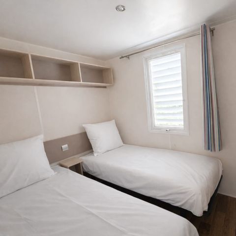 Stacaravan 4 personen - Stacaravan met 2 slaapkamers en airconditioning