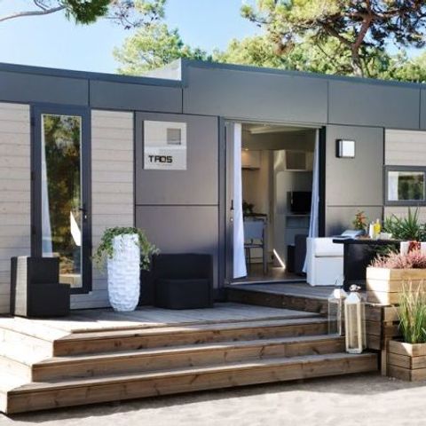 Stacaravan 5 personen - PREMIUM TAOS 2bed 5 pers met airconditioning