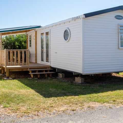 Stacaravan 4 personen - Grand Confort - 2 slaapkamers - TV