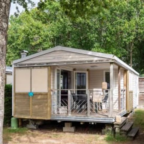 Stacaravan 4 personen - Vakantiehuis Argousier 4p 2ch ***