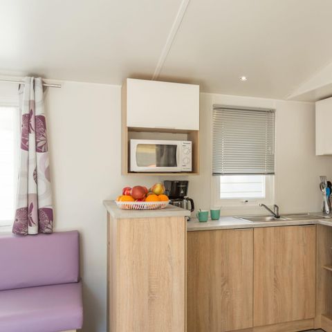 Stacaravan 5 personen - Comfort 4/5-persoons stacaravan met airconditioning (ca. 26 m²)