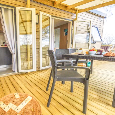 Stacaravan 6 personen - Stacaravan Select TV LV Plancha - 2 slaapkamers - 4/6 personen