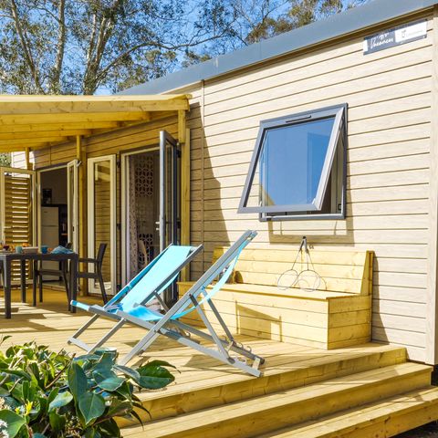 Stacaravan 6 personen - Stacaravan Select TV LV Plancha - 2 slaapkamers - 4/6 personen