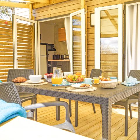 Stacaravan 6 personen - Stacaravan Select TV LV Plancha - 3 slaapkamers - 6 slaapplaatsen