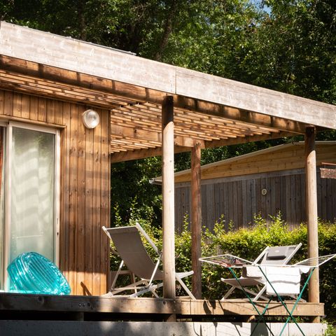 Chalet 8 personen - Chalet Premium Nature 41 m² - 3 slaapkamers 6/8 pers