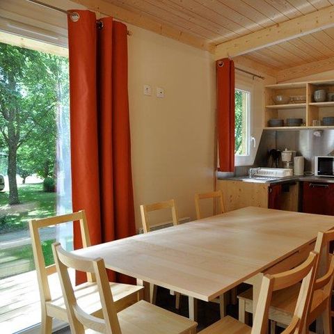 Chalet 8 personen - Chalet Premium Nature 41 m² - 3 slaapkamers 6/8 pers