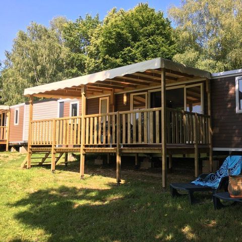Stacaravan 8 personen - Stacaravan Aqua Premium 41 m² - 3 slaapkamers 6/8 pers