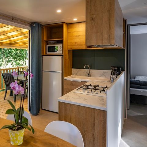 Stacaravan 6 personen - Stacaravan Premium Evasion 45m² (3 kamers) 6 pers