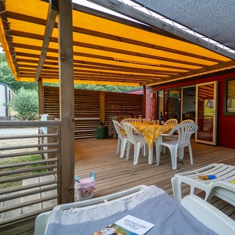 Stacaravan 8 personen - Quattro Premium met jacuzzi