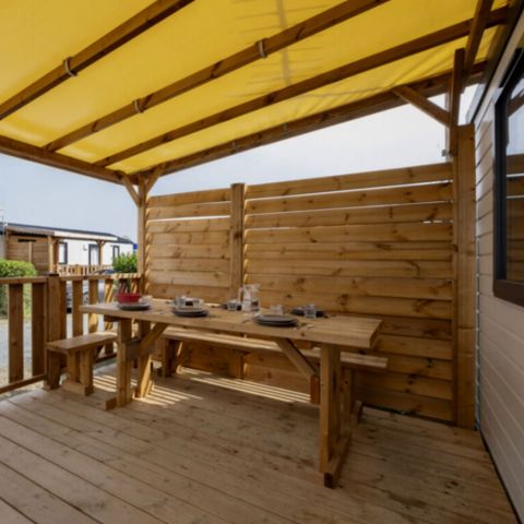 Stacaravan 6 personen - Comfort + 3 slaapkamers zaterdag