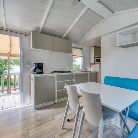 Stacaravan 4 personen - Klassiek 2 slaapkamers 4 personen