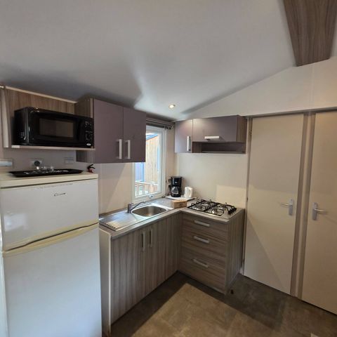 Stacaravan 6 personen - Mobile-home | Comfort | 3 Slaapkamers | 6 Pers. | Verhoogd terras | Airconditioning