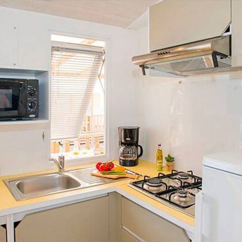 Stacaravan 4 personen - Klassiek | 2 Slaapkamers | 4 Pers | Verhoogd terras | Airconditioning