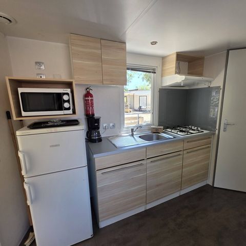Stacaravan 4 personen - Klassiek | 2 slaapkamers | 4 pers. | Eenpersoons terras | Airconditioning