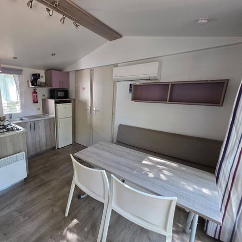 Stacaravan 4 personen - Comfort | 2 slaapkamers | 4 pers | Eenpersoons terras | Airconditioning