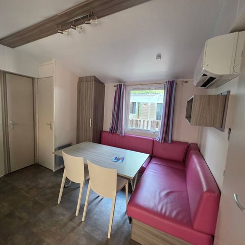 Stacaravan 6 personen - Mobile-home | Comfort | 3 Slaapkamers | 6 Pers. | Verhoogd terras | Airconditioning