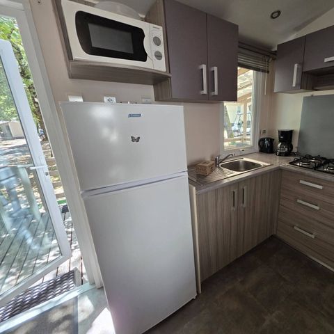 Stacaravan 6 personen - Klassiek | 3 slaapkamers | 6 pers | Verhoogd terras | Airconditioning