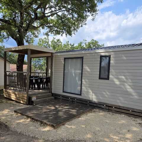 Stacaravan 6 personen - Mobile-home | Comfort | 2 Slaapkamers | 4/6 Pers. | Single terras | Air-con.