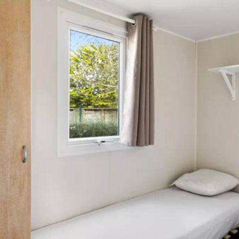 Stacaravan 6 personen - Mobile-home | Comfort | 2 slaapkamers | 4/6 pers. | Verhoogd terras | Airconditioning | TV