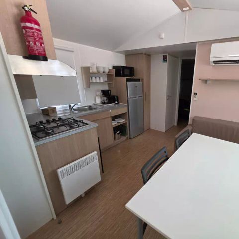 Stacaravan 6 personen - Mobile-home | Comfort | 3 Slaapkamers | 6 Pers. | Terras Lounge | Klimaat.