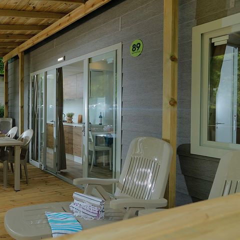 Bungalow 5 personen - 2 slaapkamers