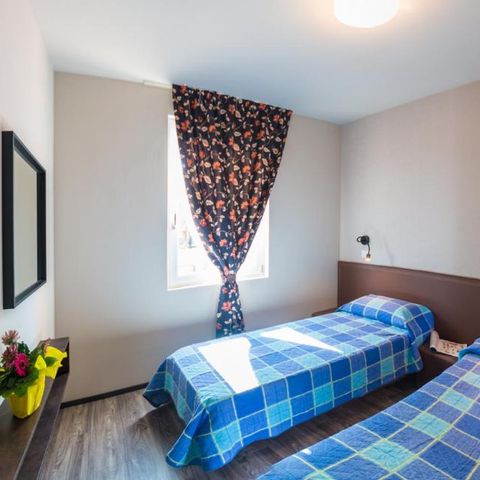 Appartement 4 personen - tweedelig bovenstuk