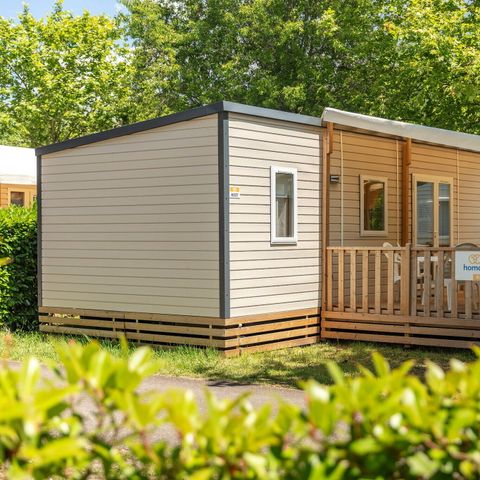 Stacaravan 6 personen - Stacaravan | Premium | 3 slaapkamers | 6 pers. | Terras Lounge | Air-con.