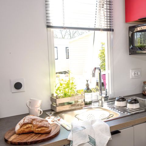 Stacaravan 6 personen - Venezia CONFORT Airconditioning.