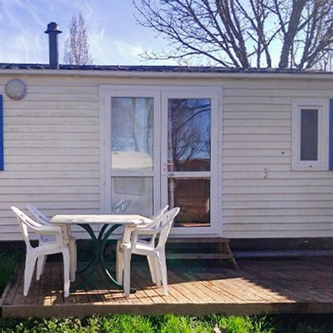 Stacaravan 4 personen - Classic XL | 2 slaapkamers | 4 pers. | Single terras
