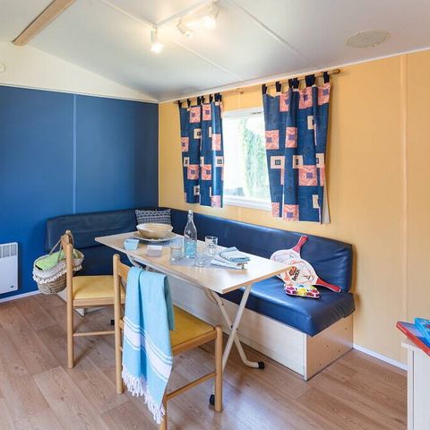 Stacaravan 6 personen - Classic | 2 Slaapkamers | 4/6 Pers. | Terras, verhoogd, niet overdekt