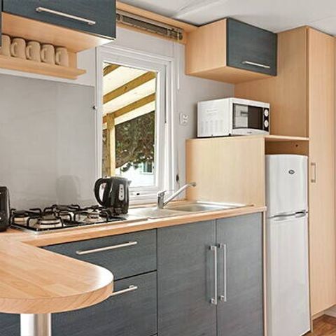 Stacaravan 6 personen - Comfort | 2 Slaapkamers | 4/6 Pers. | Verhoogd terras