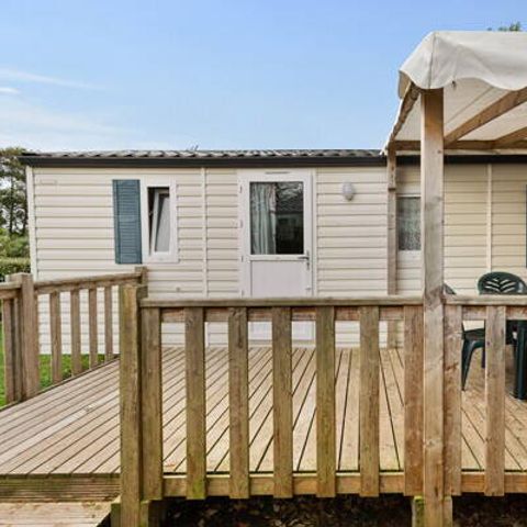 Stacaravan 6 personen - Comfort | 2 Slaapkamers | 4/6 Pers. | Verhoogd terras