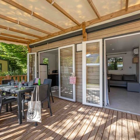 Stacaravan 4 personen - Ciela Privilège SPA - 2 slaapkamers - Vaatwasser, barbecue
