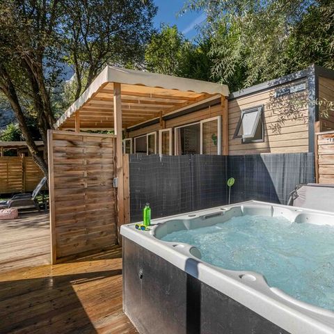 Stacaravan 4 personen - Ciela Privilège SPA - 2 slaapkamers - Vaatwasser, barbecue