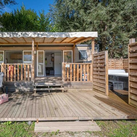 Stacaravan 4 personen - Ciela Privilège SPA - 2 slaapkamers - Vaatwasser, barbecue