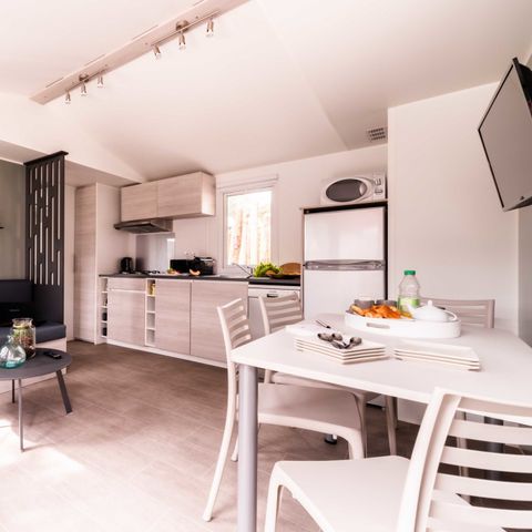 Stacaravan 6 personen - Privilège P3 3 slaapkamers 2 badkamers