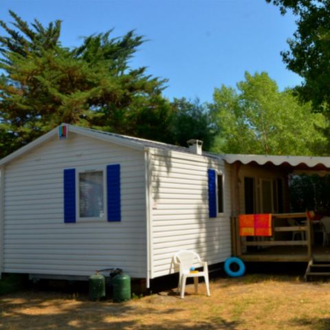 Stacaravan 6 personen - 2 slaapkamers (ventilator)
