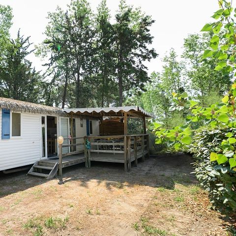 Stacaravan 6 personen -  "2 slaapkamers 4/6 pers 27M² ongeveer.