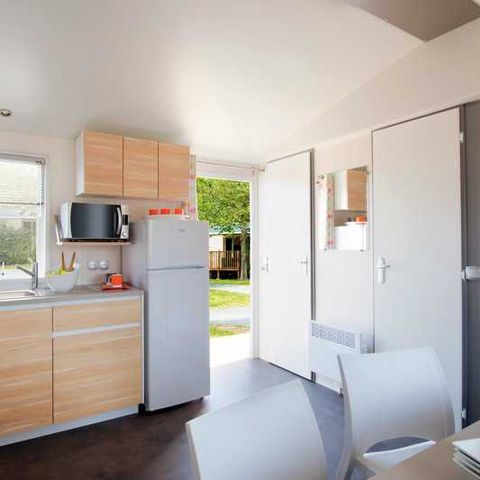 Stacaravan 6 personen - 2 slaapkamers